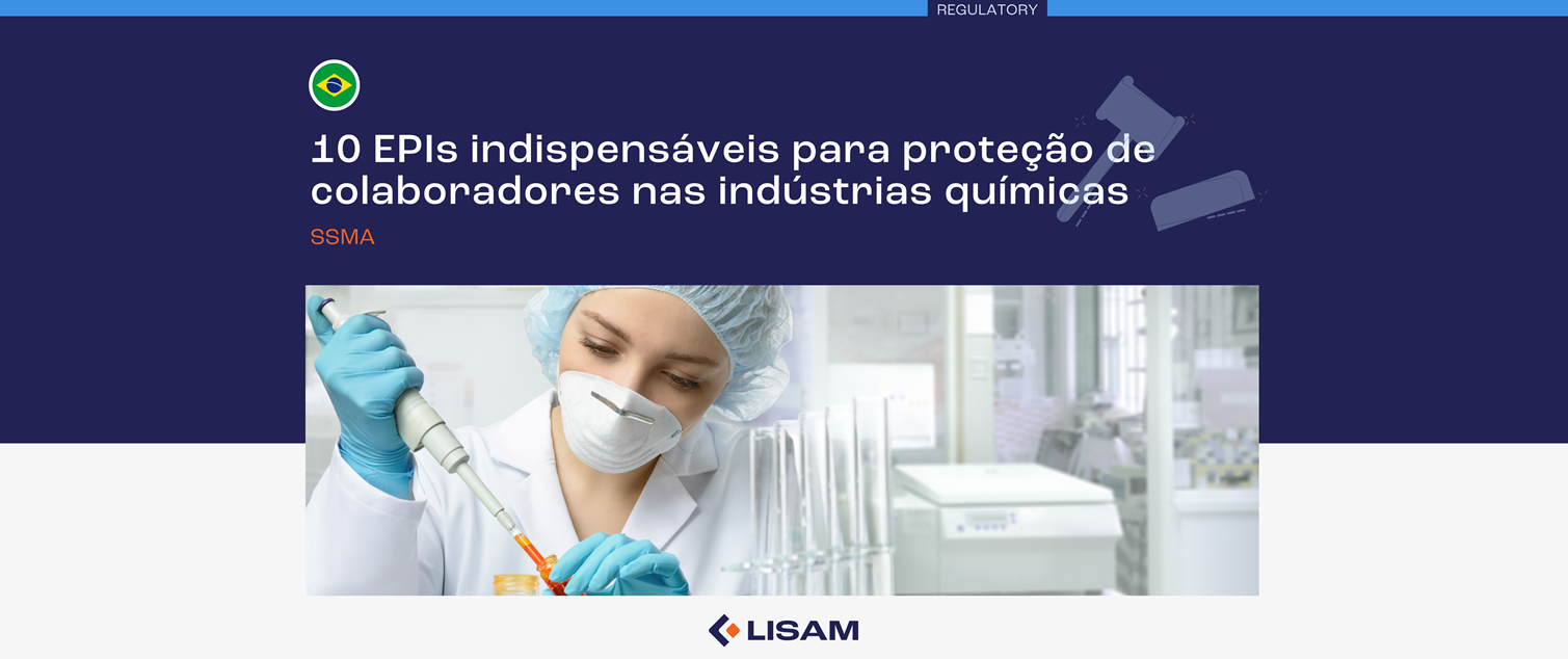 10 EPIs indispensáveis para proteção de colaboradores nas indústrias químicas