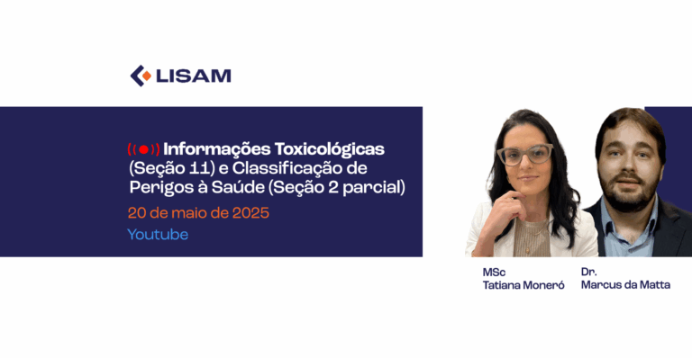 Informações Toxicológicas (Seção 11) e Classificação de Perigos à Saúde (Seção 2 parcial)