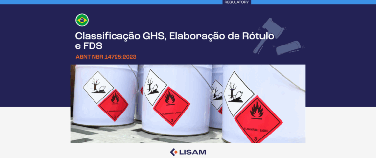 ABNT NBR 14725:2023 – Classificação GHS, Elaboração de Rótulo e FDS 