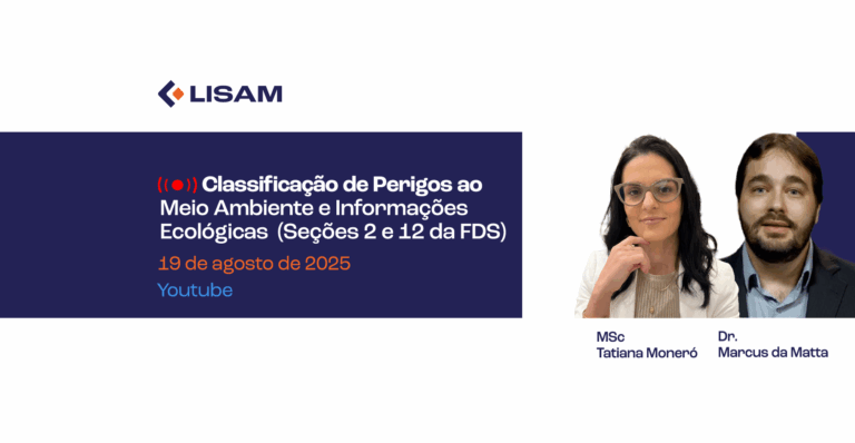 Webcast Smart Compliance | Classificação de Perigos ao Meio Ambiente e Informações Ecológicas (Seções 2 e 12 da FDS)