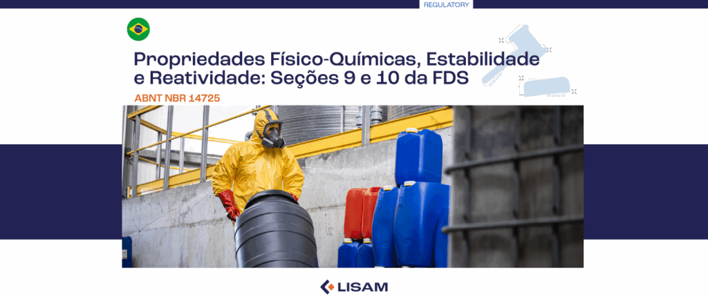 Propriedades Físico-Químicas, Estabilidade e Reatividade: Seções 9 e 10 da FDS 