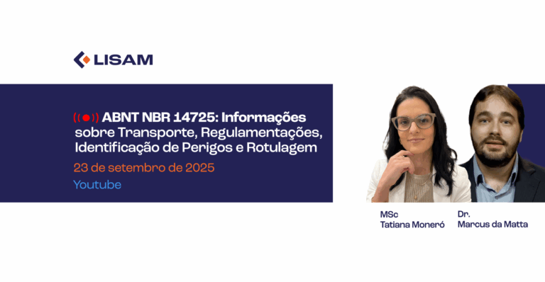 Webcast Smart Compliance | ABNT NBR 14725: Informações sobre Transporte, Regulamentações, Identificação de Perigos e Rotulagem