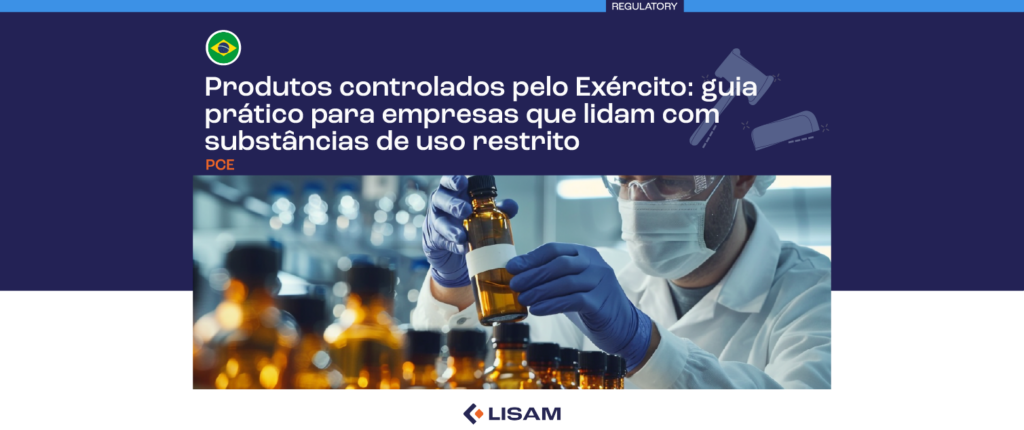 Produtos controlados pelo Exército: guia prático para empresas que lidam com substâncias de uso restrito
