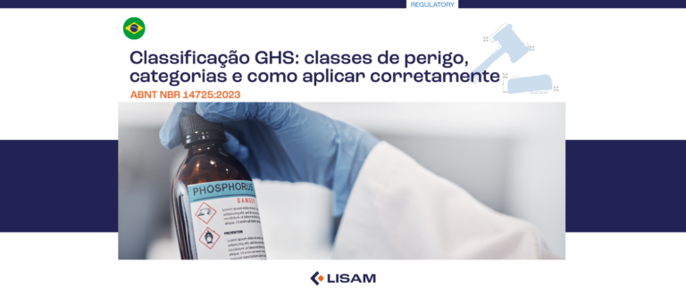 Classificação GHS: classes de perigo, categorias e como aplicar corretamente